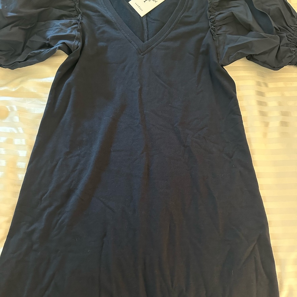 Sundays Navy Mila Dress